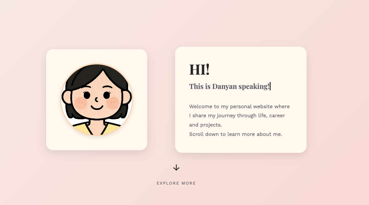 Project 1: Personal Portfolio Website